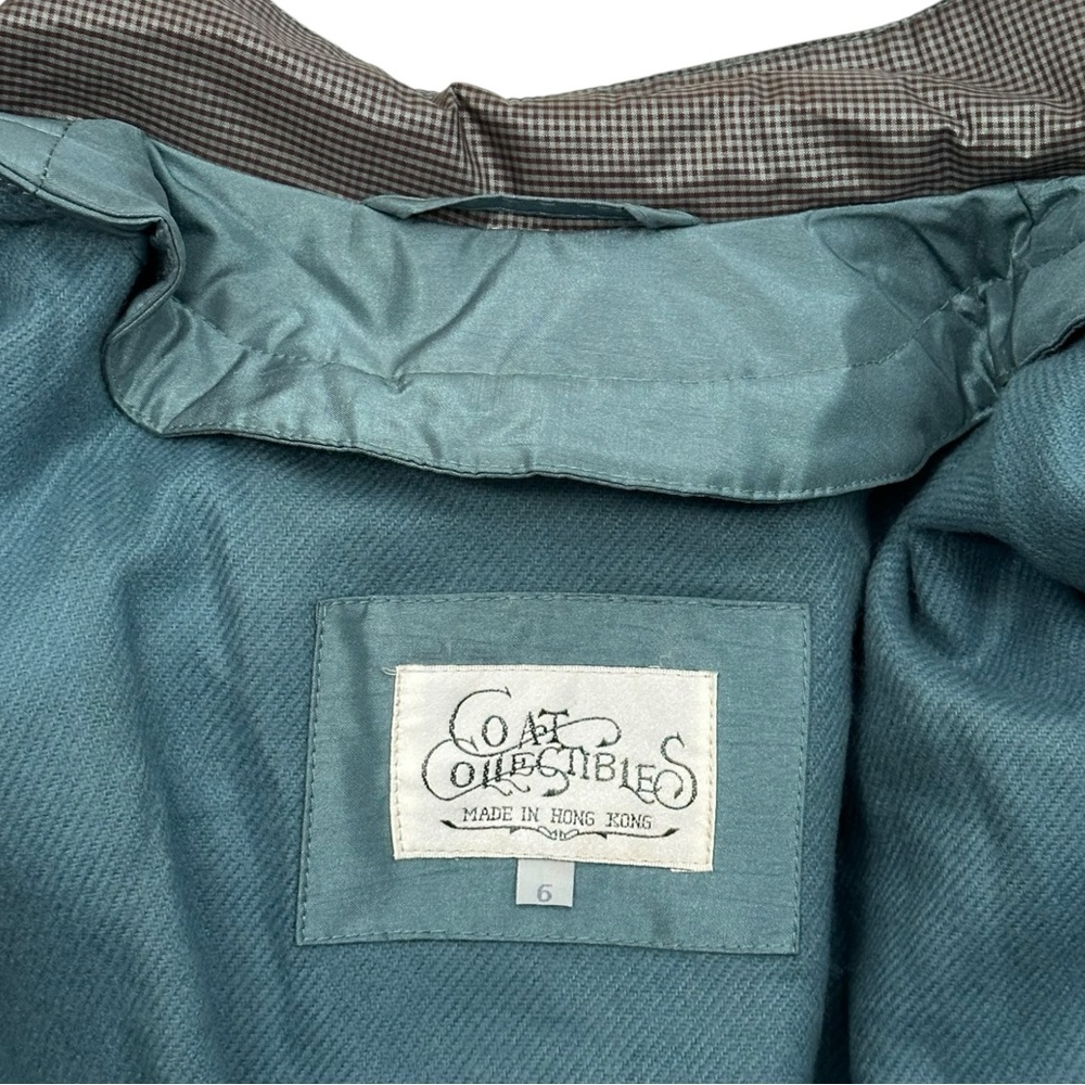 Coat Collectibles Vintage Womens Trench Coat - Womens Size 6 - Picture 7 of 10